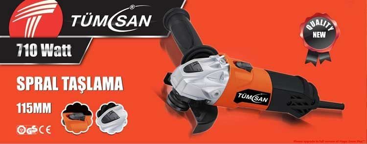 Tümsan TM 120 Spiral Taşlama 115 mm