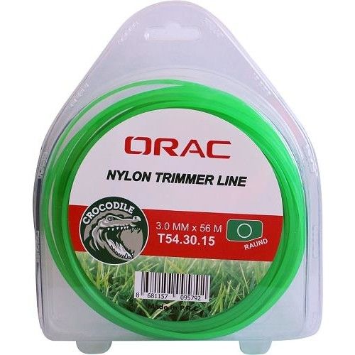 Orac Yuvarlak Yeşil Tırpan Misinası 3 mm 56 M