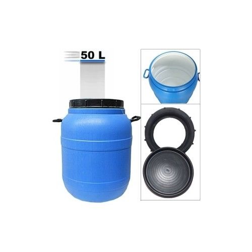 ŞEN PLASTİK 50 Lt Litre Varil Içi Beyaz Plastik Yağ Zeytin Turşu Bidon