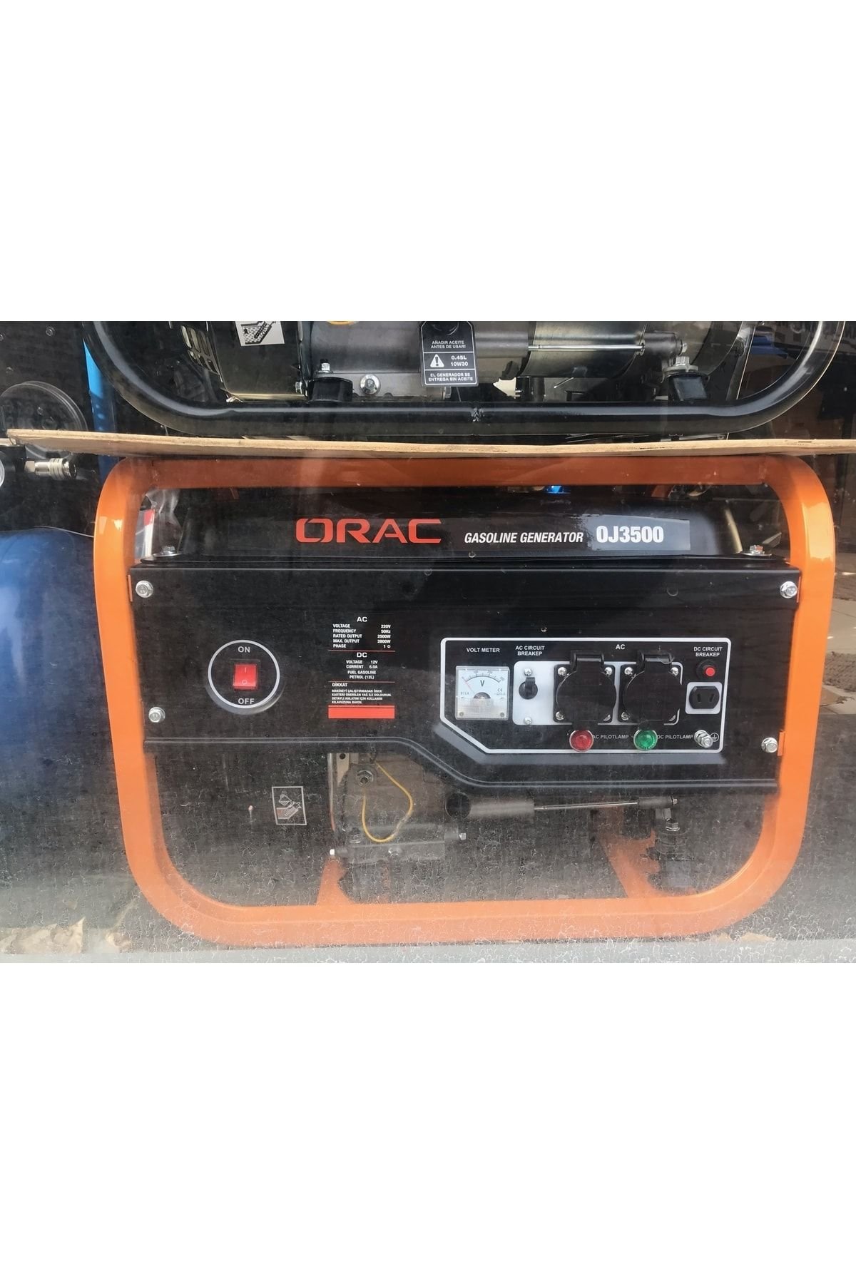 Orac Oj3500 3500 Kw Benzinli Jenaratör