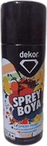 Dekor Parlak Siyah Sprey Boya 400 ml RAL 9005