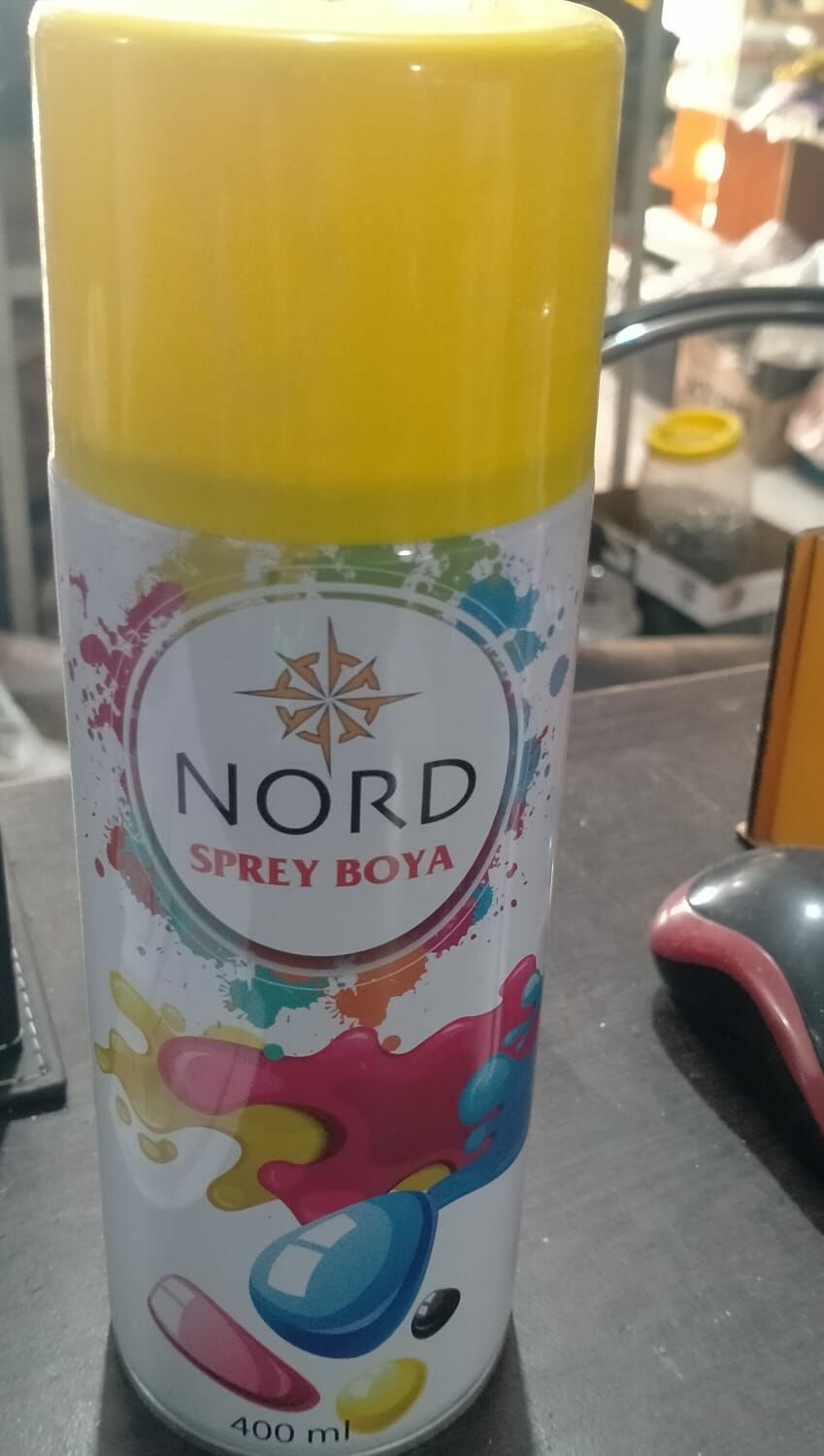 Nord Sarı Sprey Boya 400 ml
