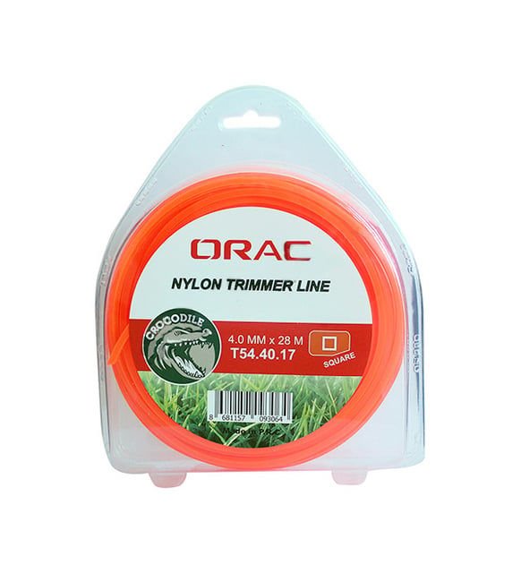 Orac 4.0 mm 28 mt Kare Turuncu Tırpan Misinası