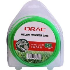 Orac Yuvarlak Yeşil Tırpan Misinası 3 mm 56 M